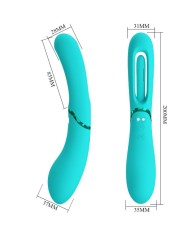 ROMANCE LEXIE VIBRADOR PUNTO G 7 VIBRACIONES AZUL