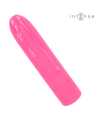 INTENSE SYMONE BALA VIBRADORA RECARGABLE POR USB 8 VIBRACIONES ROSA 10 X 22 CM