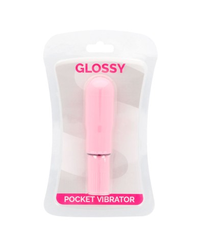 GLOSSY POCKET VIBRADOR ROSA