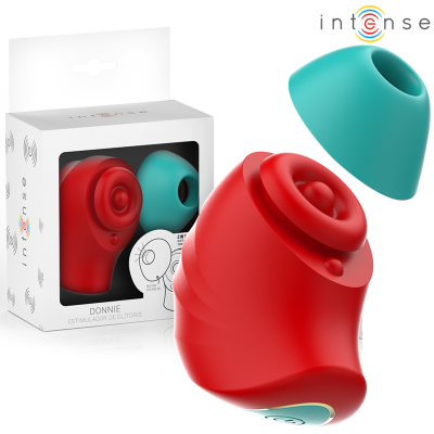 INTENSE DONNIE ESTIMULADOR CLITORIS ROJO VERDE
