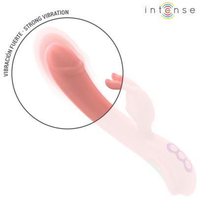 INTENSE RACHEL VIBRADOR RABBIT 5 VIBRACIONES ROSA