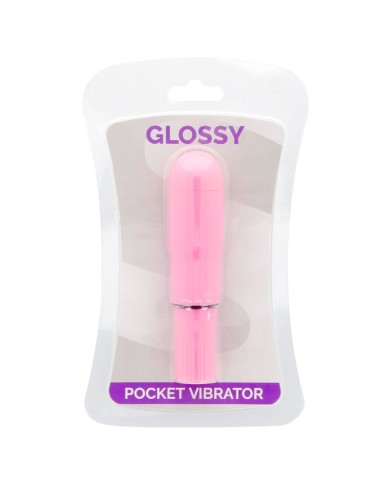 GLOSSY POCKET VIBRADOR ROSA INTENSO