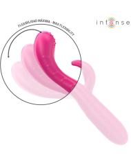 INTENSE AMARA VIBRADOR CON LENGUA ESTIMULADORA 10 VIBRACIONES ROSA