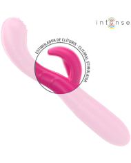 INTENSE AMARA VIBRADOR CON LENGUA ESTIMULADORA 10 VIBRACIONES ROSA