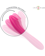INTENSE BELINDA VIBRADOR 19 CM FLEXIBLE 10 VIBRACIONES ROSA