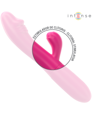 INTENSE IVY VIBRADOR FLEXIBLE 10 VIBRACIONES CON LENGUA ESTIMULADORA ROSA