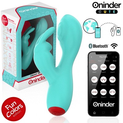 ONINDER CUTE LOVE BUNNY VIBRADOR PUNTO G Y CLITORIS APP MUNDIAL GRATUITA