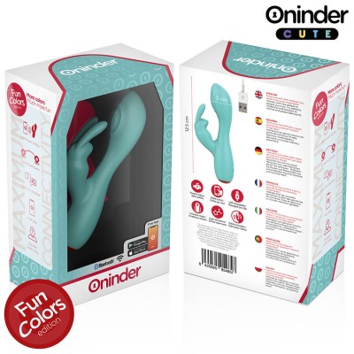 ONINDER CUTE LOVE BUNNY VIBRADOR PUNTO G Y CLITORIS APP MUNDIAL GRATUITA