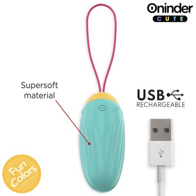 ONINDER CUTE LOVE PLEASURE HUEVO VIBRO GEMAS ROTADORAS SILICONA APP MUNDIAL GRATUITA