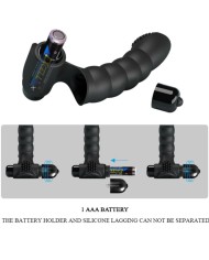 PRETTY LOVE ALEXANDER VIBRADOR DE DEDO 10 VIBRACIONES NEGRO