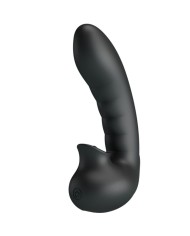 PRETTY LOVE HOBGOBLIN FUNDA VIBRADORA PARA DEDO 12 VIBRACIONES ESTIMULADOR CLITORIS NEGRO