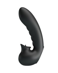 PRETTY LOVE HOBGOBLIN FUNDA VIBRADORA PARA DEDO 12 VIBRACIONES ESTIMULADOR CLITORIS NEGRO