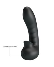 PRETTY LOVE HOBGOBLIN FUNDA VIBRADORA PARA DEDO 12 VIBRACIONES ESTIMULADOR CLITORIS NEGRO