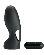 PRETTY LOVE ALAN VIBRADOR DE DEDO SILICONA NEGRO