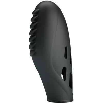 PRETTY LOVE GILO VIBRADOR DE DEDO SILICONA NEGRO