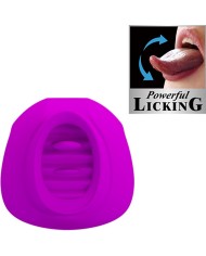 PRETTY LOVE ESTELLE LENGUA ESTIMULADORA CLITORIS 12 VIBRACIONES MORADO