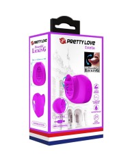 PRETTY LOVE ESTELLE LENGUA ESTIMULADORA CLITORIS 12 VIBRACIONES MORADO