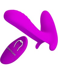 PRETTY LOVE MASAJEADOR VIBRADOR 12 VIBRACIONES CONTROL REMOTO MORADO