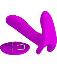PRETTY LOVE MASAJEADOR VIBRADOR 12 VIBRACIONES CONTROL REMOTO MORADO