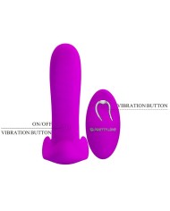 PRETTY LOVE MASAJEADOR VIBRADOR 12 VIBRACIONES CONTROL REMOTO MORADO