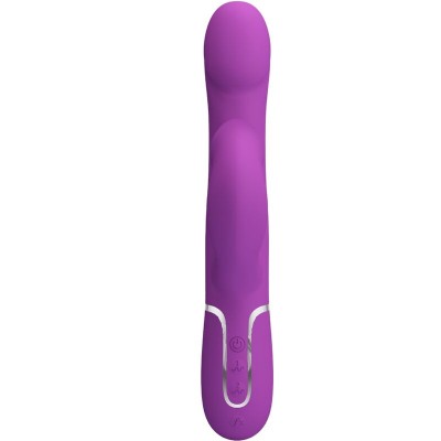 PRETTY LOVE VIBRADOR ESTIMULADOR MULTIFUNCION 4 EN 1 MORADO