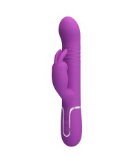 PRETTY LOVE COALE VIBRADOR RABBIT MULTIFUNCION 4 EN 1 MORADO