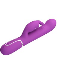 PRETTY LOVE COALE VIBRADOR RABBIT MULTIFUNCION 4 EN 1 MORADO