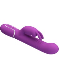PRETTY LOVE COALE VIBRADOR RABBIT MULTIFUNCION 4 EN 1 MORADO