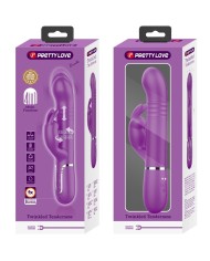 PRETTY LOVE COALE VIBRADOR RABBIT MULTIFUNCION 4 EN 1 MORADO