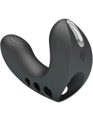 PRETTY LOVE CAMELIA VIBRADOR DE DEDO 7 VIBRACIONES NEGRO