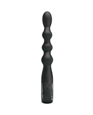 PRETTY LOVE FEDERER VIBRADOR ANAL 12 VIBRACIONES NEGRO