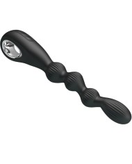 PRETTY LOVE FEDERER VIBRADOR ANAL 12 VIBRACIONES NEGRO