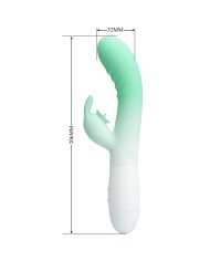 PRETTY LOVE CERBERUS VIBRADOR RABBIT 3O VIBRACIONES VERDE