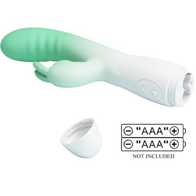 PRETTY LOVE CERBERUS VIBRADOR RABBIT 3O VIBRACIONES VERDE