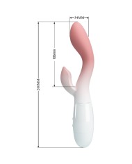 PRETTY LOVE BRIGHTY VIBRADOR PUNTO G ESTIMULADOR CLITORIS 30 VIBRACIONES ROSA