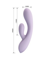 PRETTY LOVE ROSOLYN VIBRADOR RABBIT 10 VIBRACIONES MORADO