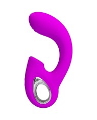 PRETTY LOVE SIBEL VIBRADOR PUNTO G ESTIMULADOR CLITORIS 10 VIBRACIONES MORADO
