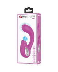 PRETTY LOVE SIBEL VIBRADOR PUNTO G ESTIMULADOR CLITORIS 10 VIBRACIONES MORADO