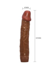 BAILE BOB VIBRADOR REALISTICO 225 CM MULATO