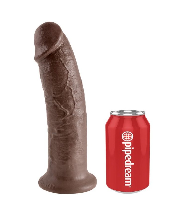 KING COCK 10 PENE MARRON 254 CM KING COCK 10 PENE MARRON 254 CM