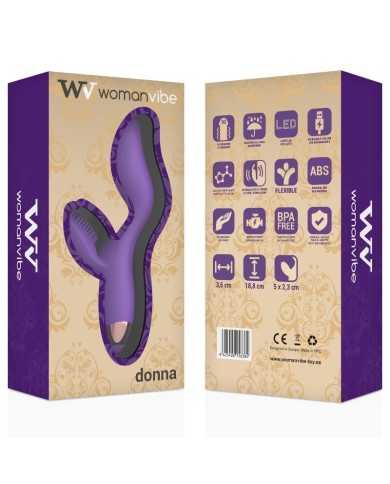 WOMANVIBE DONNA VIBRADOR SILICONA RECARGABLE WOMANVIBE DONNA VIBRADOR SILICONA RECARGABLE