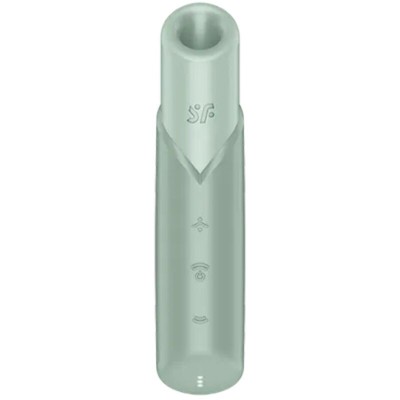 SATISFYER NAUGHTY KISS ESTIMULADOR CLITORIS POR ONDAS VERDE AGUA
