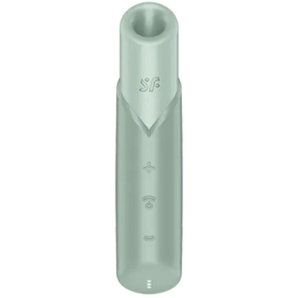 SATISFYER NAUGHTY KISS ESTIMULADOR CLITORIS POR ONDAS VERDE AGUA