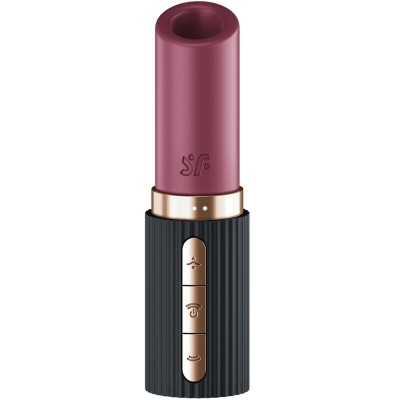SATISFYER PRO 2 KISS ESTIMULADOR CLITORIS POR ONDAS GRANATE NEGRO
