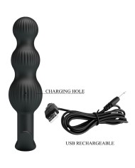 PRETTY LOVE SIDNEY VIBRADOR ANAL 10 VIBRACIONES NEGRO