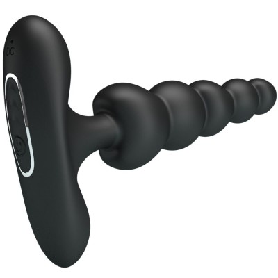 PRETTY LOVE CORBAN VIBRADOR ANAL 10 VIBRACIONES NEGRO