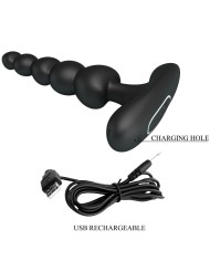 PRETTY LOVE CORBAN VIBRADOR ANAL 10 VIBRACIONES NEGRO
