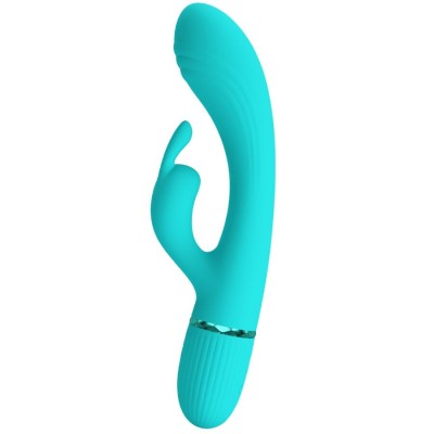 PRETTY LOVE SCOCCO VIBRADOR RABBIT TURQUESA