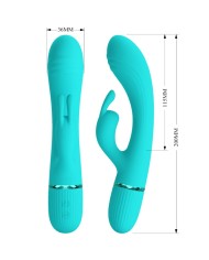 PRETTY LOVE SCOCCO VIBRADOR RABBIT TURQUESA