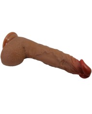 BAILE BEAUTIFUL WILKS VIBRADOR REALISTICO DE 5 CONFIGURACIONES 25 CM MULATO